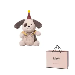 Плюшевая кукла из коллекции Birthday Collection, медведь, обезьяна, ягненок, щенок, котенок, лис, высота 28 см IDOR