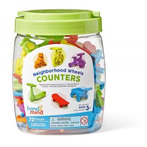 Hand2mind Счетчики Neighborhood Wheels Hand2Mind, мультиколор