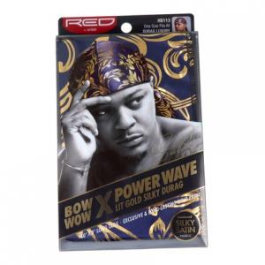 Power Wave Lit Silky Durag Luxury Red Kiss