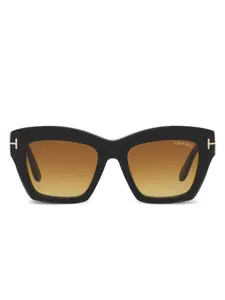 Солнцезащитные очки в массивной оправе TOM FORD Eyewear, черный