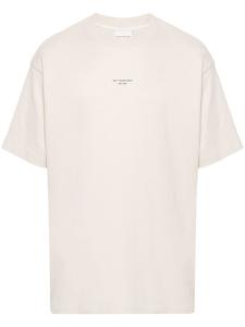 Drôle De Monsieur футболка с логотипом, нейтральный цвет