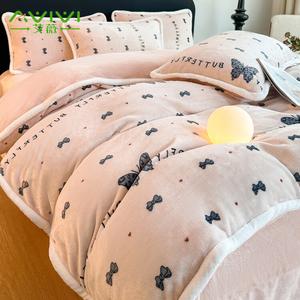 AVIVI Комплект постельного белья 1,8 м, 4 предмета, простыня, пододеяльник 200x230 см