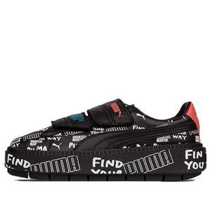 Кроссовки shantell martin x platform trace strap 'black' Puma, черный