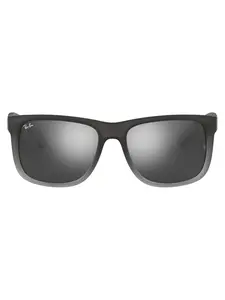 Солнцезащитные очки Justin Classic в квадратной оправе Ray-Ban, серый