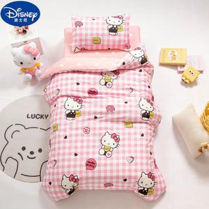 Disney Комплект детского постельного белья из 6 предметов, летний, с наполнителем из шелкового хлопка 500 г и матрасом 600 г, цвет Biscuits, Ganyi Yuanzhang