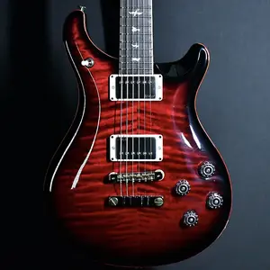 PRS McCarty 594 Огненно-красный с черным градиентом и красной окантовкой #953