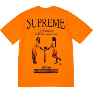 Футболка Devotion Circular logo Supreme, оранжевый