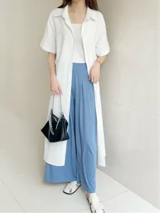 Новое платье-рубашка Doux Belle, цвет White