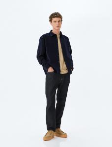 Koton Рубашка на пуговицах Regular fit в цвете Marine Blue