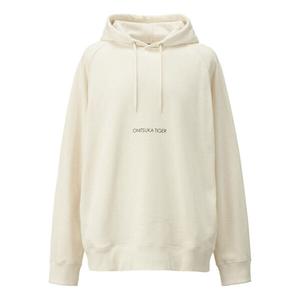 Толстовка с капюшоном с графическим принтом Onitsuka Tiger, белый