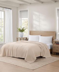 Однотонное хлопковое одеяло пике, размер Full/Queen Tommy Hilfiger, Khaki