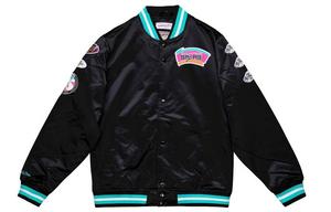 Бейсбольная куртка унисекс черный Mitchell Ness