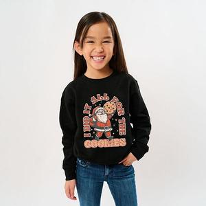 Футболка с принтом "I did it all for the cookies santa" The Juniper Shop, Black