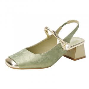TATAYA Женские туфли на высоком каблуке шампань, бежевый, зелёный — зелёный, цвет Green