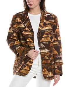 Блейзер с вырезом FARM Rio, коричневый