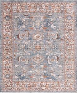 Ковер SAFAVIEH, 244 x 305 см, — коллекция Heirloom — большой — Grey & Blue Rust, традиционный восточный дизайн, не линяет и легко чистится, идеально для гостиной, спальни, офиса, столовой (HRL720F)