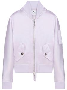 Courrèges атласный бомбер, розовый