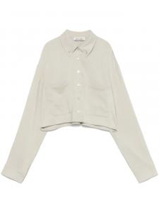 Низкая классическая укороченная рубашка Low Classic, зеленый