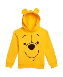 Детская флисовая толстовка с капюшоном для мальчиков Toddler Boys Fleece Cosplay Pullover Hoodie Winnie the Pooh, желтый