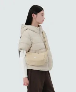 Маленькая вельветовая сумка-хобо