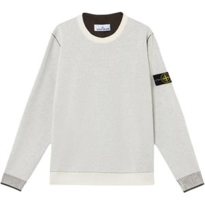 Свитшот с нашивкой компас STONE ISLAND, слоновая кость