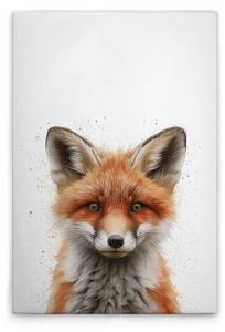 Картина на холсте A.S. Création Baby Fox цвет weissbraungrau