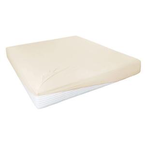 Promondo Living: Простыня на подкладке ТОППЕР для кровати с пружинным матрасом экрю 190 x 200 см (03800-GR.3-782)