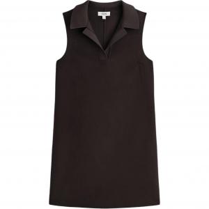 Женское платье без рукавов COS, темно-коричневый