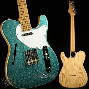 2023 - Suhr Eddie's Guitars Эксклюзивная Классическая Gитара T Roasted - Aqua Sparkle