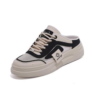 Женские сандалии с закрытым носком, устойчивые к истиранию JOHLIN DREAM, Beige Black