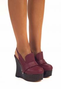 Сабо SERYN RUBINO SCURO-CON E FONDO IN LACCATO Enposh, цвет Bordeaux