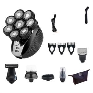 YK-3558 триммер для волос с немецкой технологией, восьмиголовочный, специальный самоподстригающий электрический триммер для мужчин York, 8-Headed 6-In-1 Package