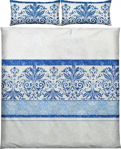 Постельное белье синее 1x 200x220 см + 2x 40x80 см Erwin Müller