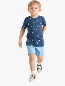 Детские хлопковые шорты из джерси Lindex, Light Blue