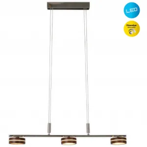 Подвесной светильник светодиодный Näve Triberg, коричневый