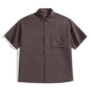 PEACEBIRD MEN Рубашка мужская Dark Chocolate Brown 1