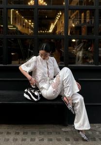 Туфли-лодочки с открытой пяткой NA-KD, белый