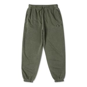 Брюки go-to chuck taylor sneaker patch loose fit sweatpant 'green' Converse, зеленый