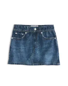 Мини-Юбка из махровой ткани «мирамар» для девочек - для малышек и для детей постарше. Rag & Bone, синий