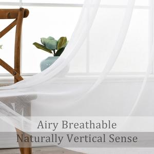 Панель для штор с люверсами Azzcia Off White, белый