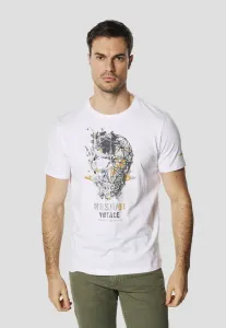 Футболка с короткими рукавами и принтом Koroshi, Blanco White