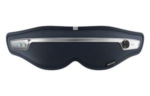 Умная маска для глаз PPM7303E с массажем, тепловой терапией и защитой зрения, имитация овчины, сенсорное управление PHILIPS, темно-синий