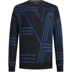 Свитер мужской EMPORIO ARMANI, темно-синий