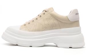 Anthony Miles Водные красители Низкие спортивные повседневные туфли Женские Светло-желтый Белый, цвет Light Yellow White