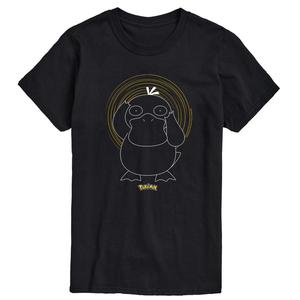 Мужская спиральная футболка Pokemon Psyduck Licensed Character