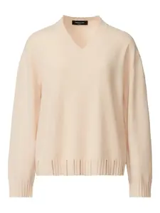 Джемпер с V-образным вырезом Fabiana Filippi, нейтральный