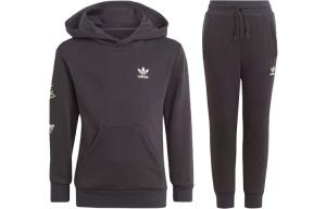 Adidas Originals Детская черная повседневная спортивная одежда