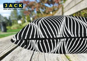 Декоративная подушка для отдыха на открытом воздухе JACK 30x50 см с водоотталкивающим наполнителем XXL, эффект лотоса, цвет: абстрактный