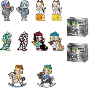 Молли юбилейная скульптура коллекция Classic Return, набор из 10 значков-сюрпризов слепой бокс/целый бокс POP MART