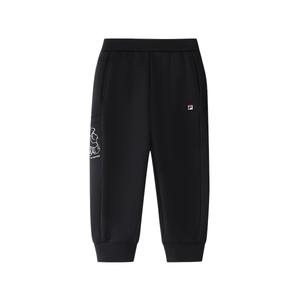 Трикотажные спортивные штаны для детей 3-7 лет FILA KIDS, черный